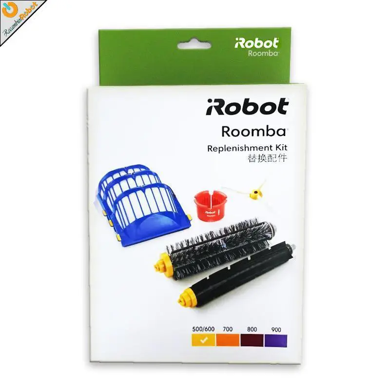 Pack 3 cepillos laterales de 3 aspas para Roomba 500 600 700 800 900 -  Recambios Robot